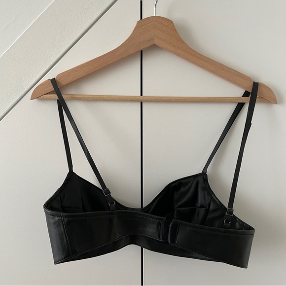 Dundas x revolve -- lou leather bralette - Picture 3 of 4